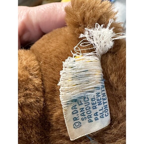 Dakin Teddy Bear Plush Vintage Brown Stuffed Animal Toy - Picture 6 of 7